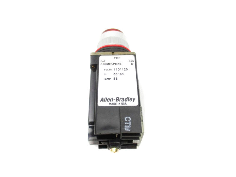 ALLEN BRADLEY 800MR-PB16RA SER. D 110/120V NSNP