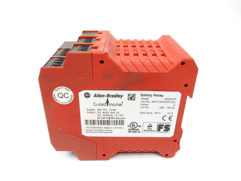 ALLEN BRADLEY 440R-S845AER-NNL SER. A 24VDC 10.4A UNMP
