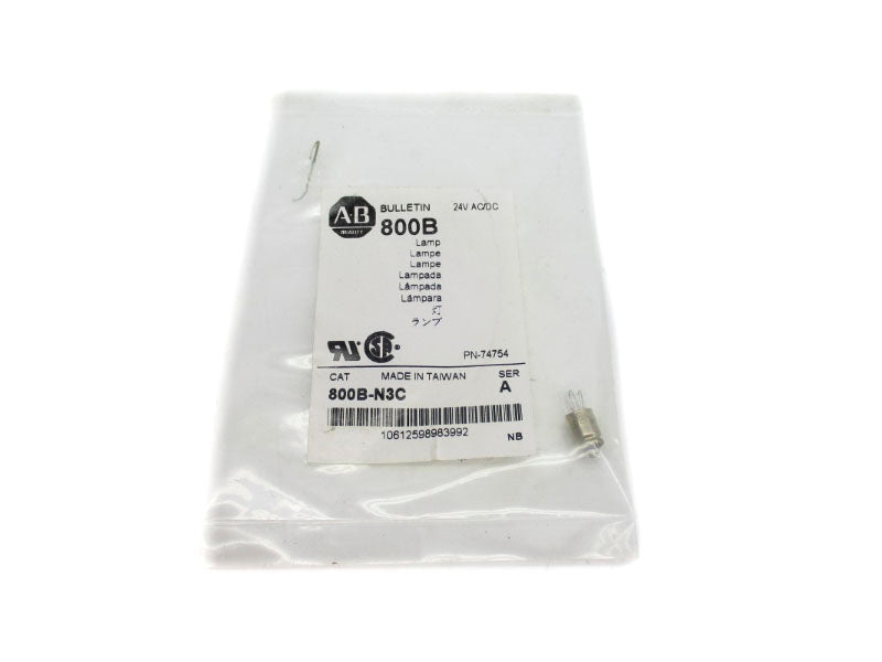 ALLEN BRADLEY 800B-N3C SER. A 24VAC/DC NSMP