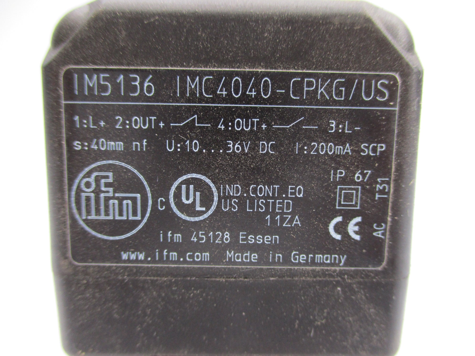 IFM EFECTOR IM5136 IMC4040-CPKG/US NSNP