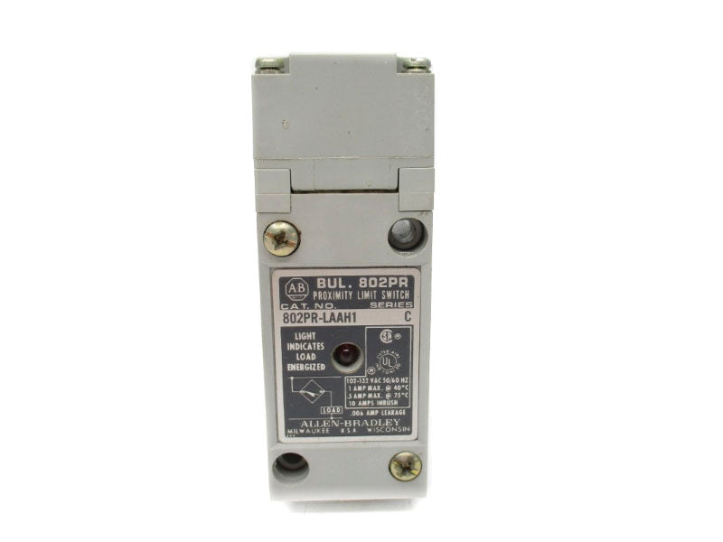 ALLEN BRADLEY 802PR-LAAH1 SER. C 102-132VAC 10A NSNP