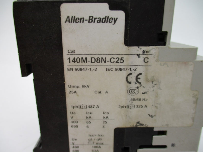 ALLEN BRADLEY 140M-D8N-C25 SER. C 690V 25A NSNP