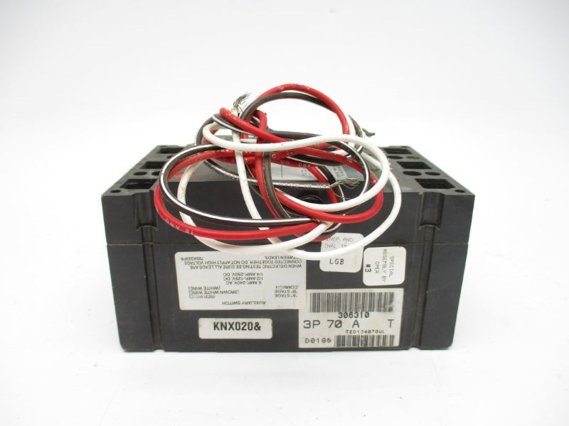 GENERAL ELECTRIC TED134070WL w/ Auxillay switch 480VAC 70A NSNP