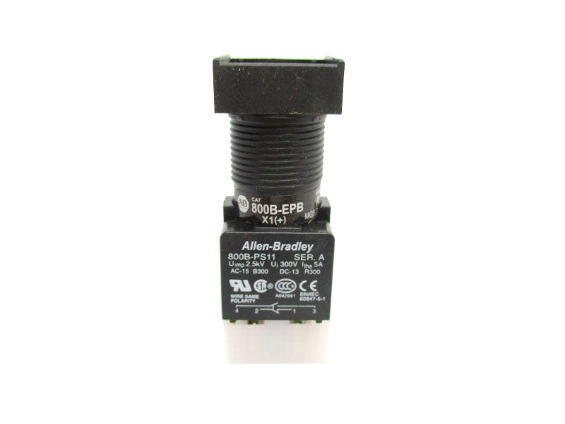 ALLEN BRADLEY 800B-EPB SER. A 300V 5A (AS PICTURED) NSNP