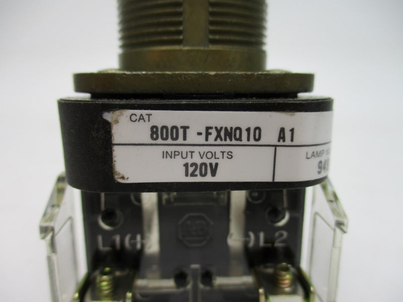 ALLEN BRADLEY 800T-FXNQ10 A1 SER. T 120V (NO BULB) NSNP