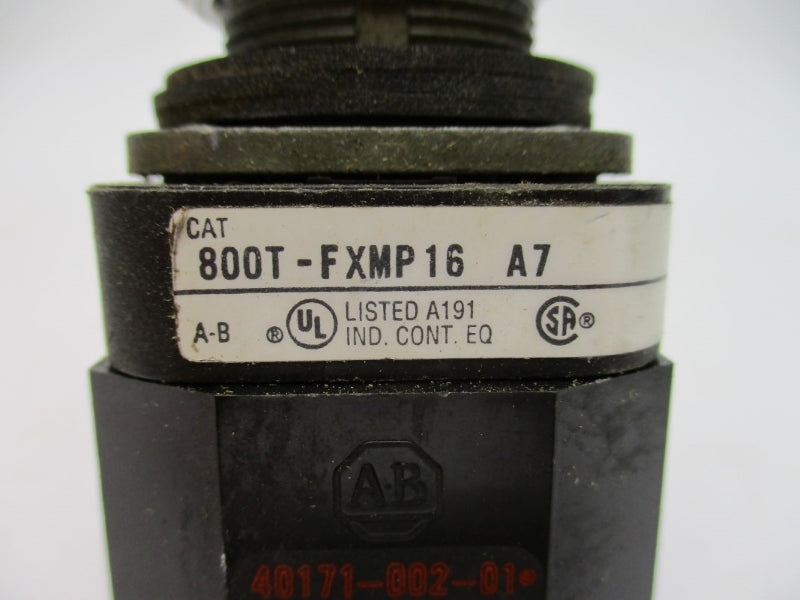 ALLEN BRADLEY 800T-FXMP16GA7 SER. T 120V UNMP