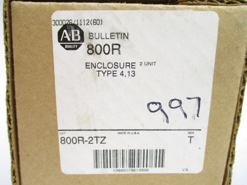 ALLEN BRADLEY 800R-2TZ SER. T (BR/WH) NSMP