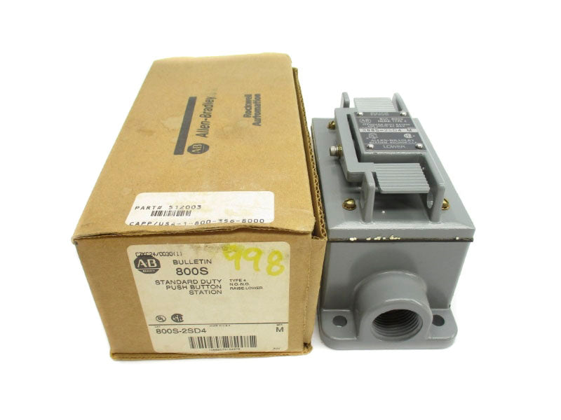ALLEN BRADLEY 800S-2SD4 SER. M 600VAC (BR/WH) NSMP
