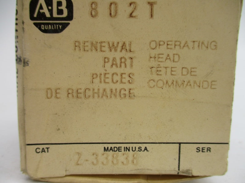 ALLEN BRADLEY Z-33838 (BK/YL) NSMP