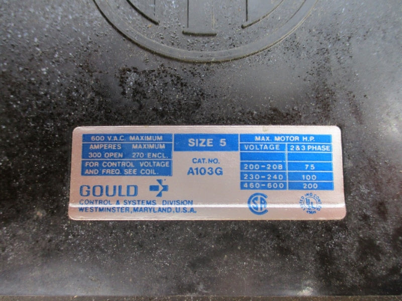 GOULD A103G12 120V 300A NSMP