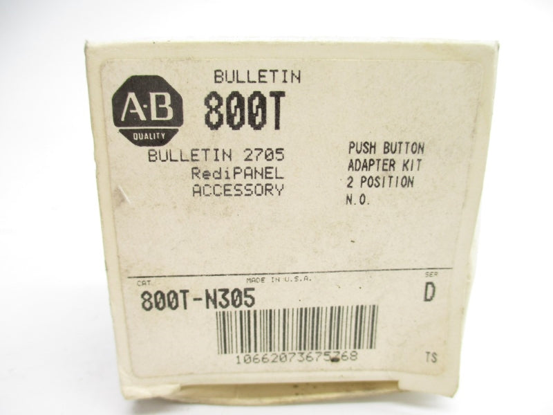 ALLEN BRADLEY 800T-N305 SER. D (GY/BL) NSMP