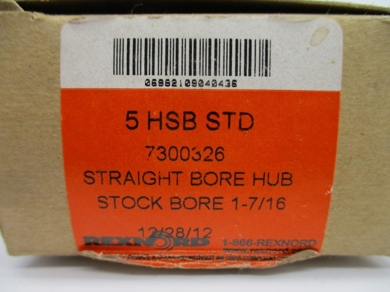 REXNORD 7300326 5HSB STD 1-7/16" NSMP