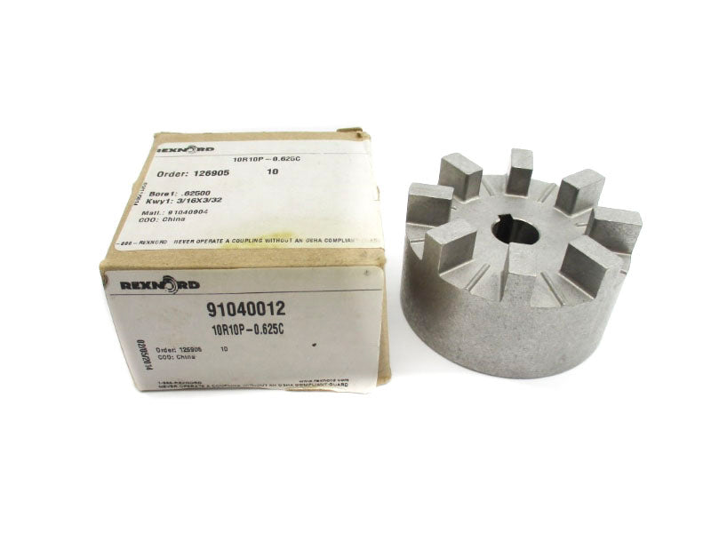 REXNORD 91040012 10R10P-0.625C .62500" NSMP
