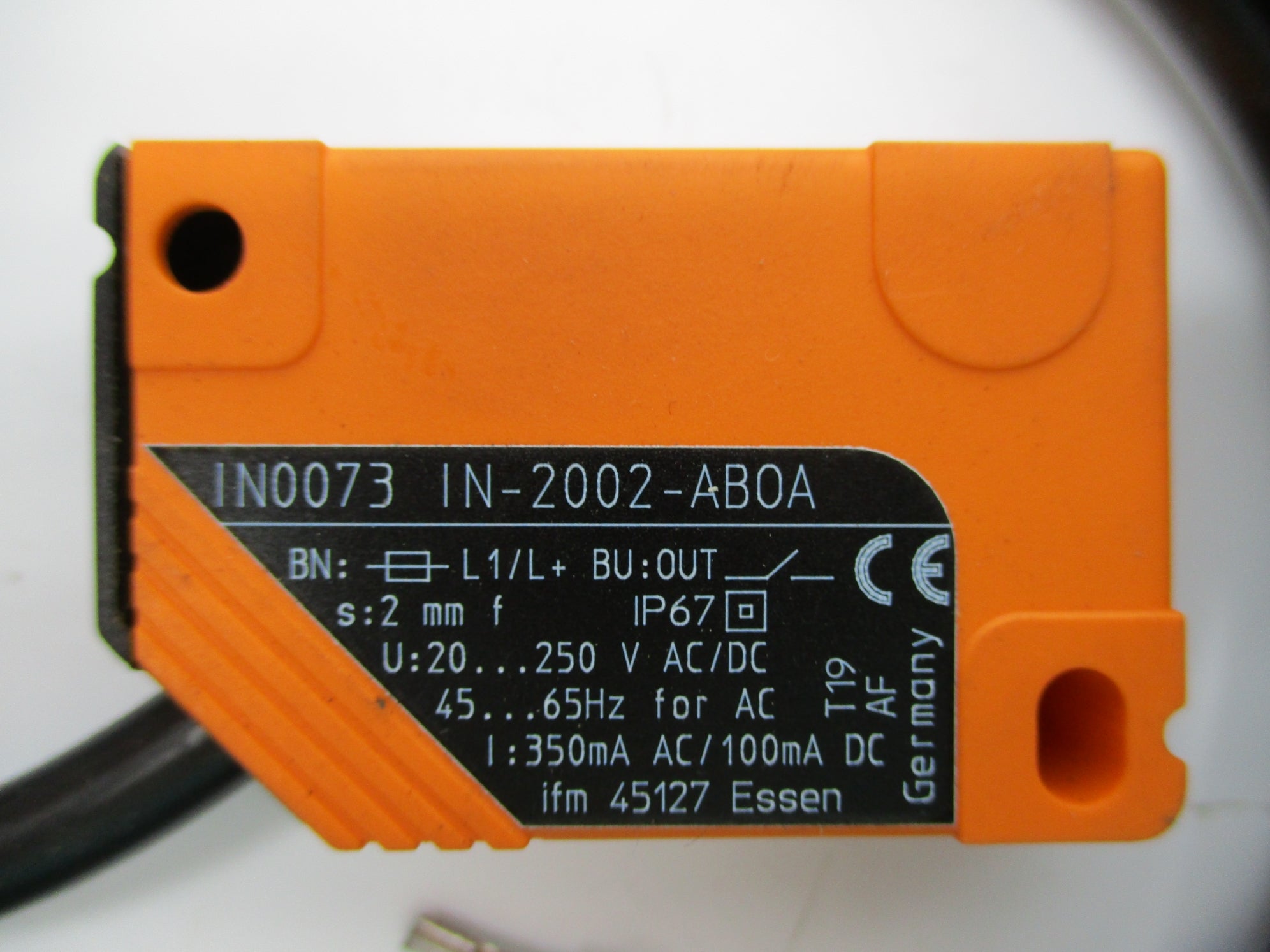 IFM EFECTOR IN0073 IN-2002-ABOA NSNP