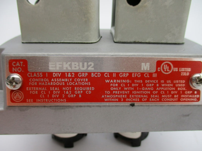 APPLETON EFKBU2 600VAC NSNP