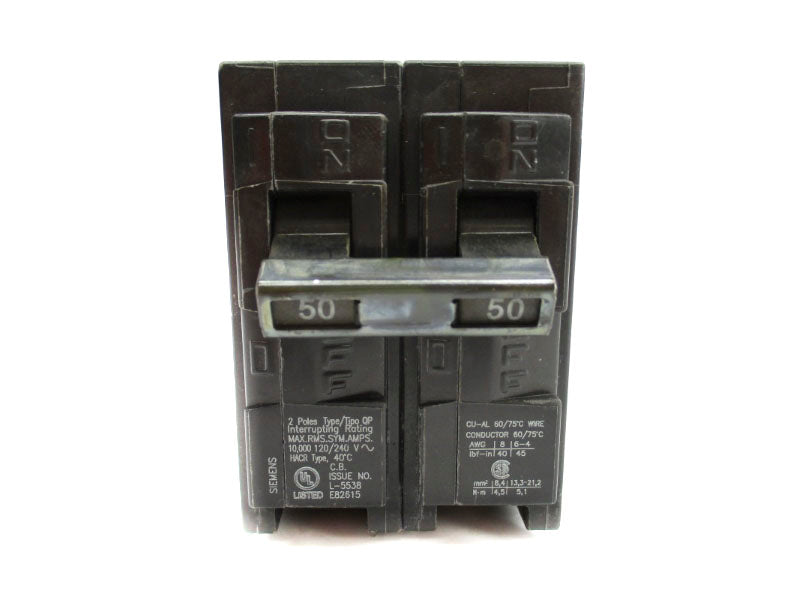SIEMENS QP250 120/240V 50A UNMP