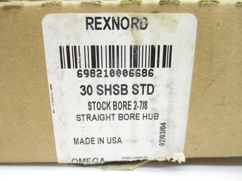 REXNORD 30 SHSB STD 2-7/8" NSMP