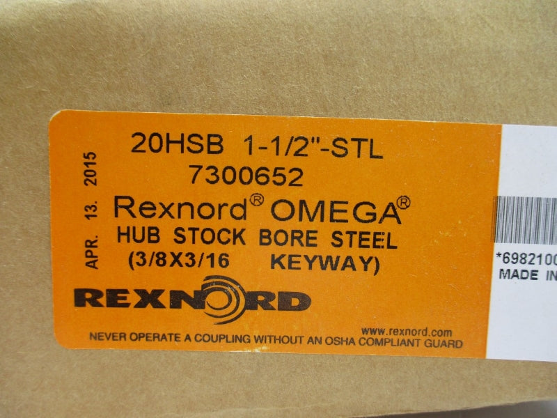 REXNORD 7300652 20HSB 1-1/2"-STL NSMP
