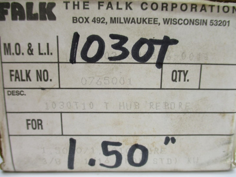 FALK 0765001 3U0656 1030T10 1.5000" NSMP
