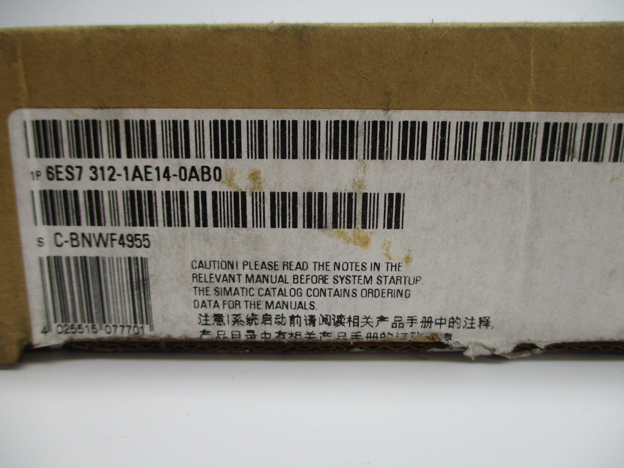 SIEMENS 6ES7312-1AE14-0AB0 NSMP