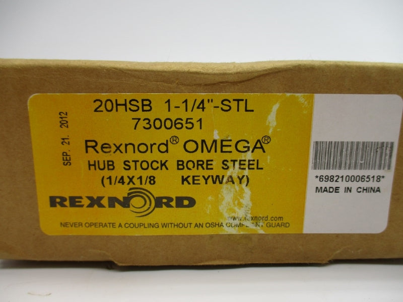 REXNORD 7300651 20HSB 1-1/4"-STL NSMP