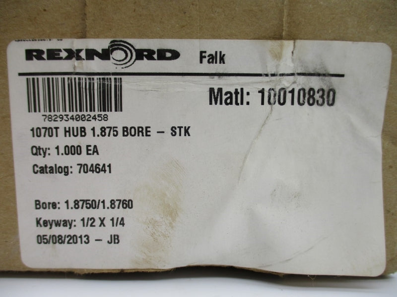 REXNORD 704641 10010830 1070T 1.875" NSMP