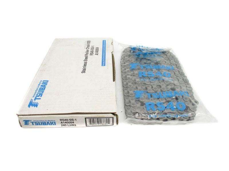TSUBAKI RS40-SS-1 10FT 240LINKS NSMP