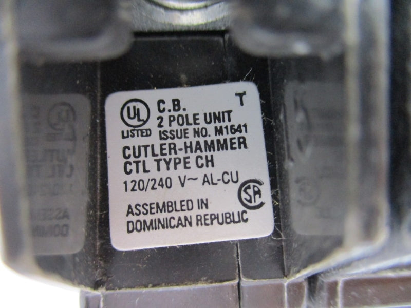 CUTLER HAMMER CH240 120/240VAC 40A UNMP