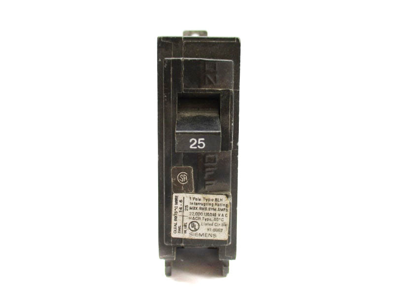 SIEMENS B125H 120/240VAC 25A UNMP
