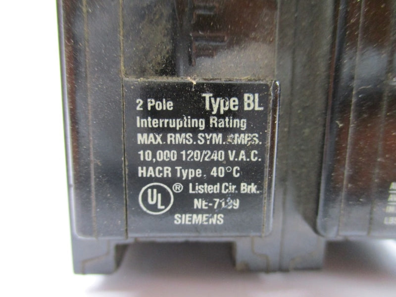 SIEMENS BL230 120/240VAC 30A UNMP