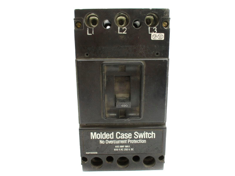 WESTINGHOUSE 100P791H04A 600VAC 400A UNMP