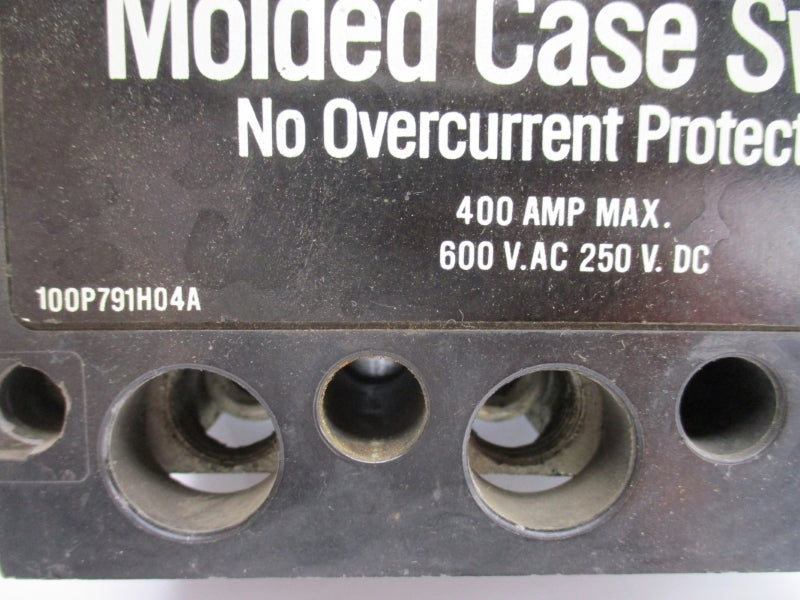 WESTINGHOUSE 100P791H04A 600VAC 400A UNMP