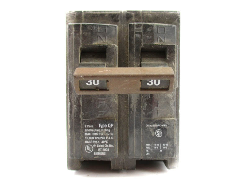 SIEMENS QP230 120/240VAC 30A UNMP