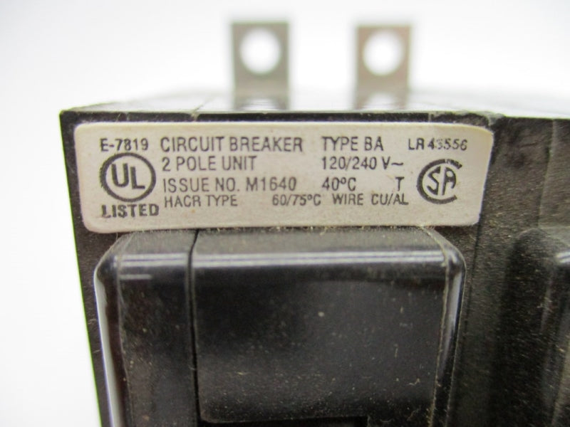 CUTLER HAMMER BA240 120/240V 40A UNMP