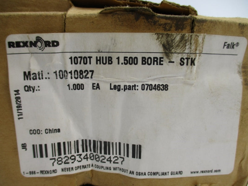 REXNORD 0704638 10010827 1070T 1.500" NSMP