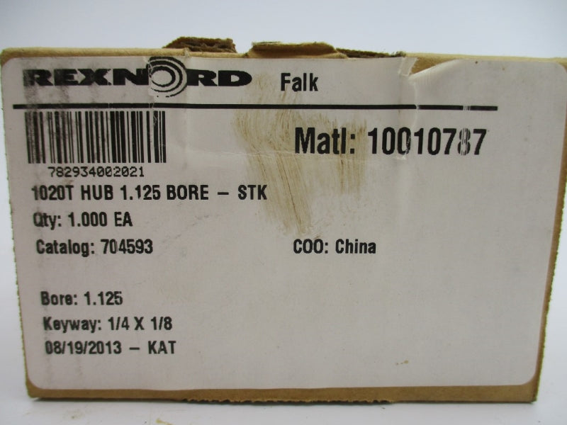 REXNORD 10010787 704593 1020T NSMP