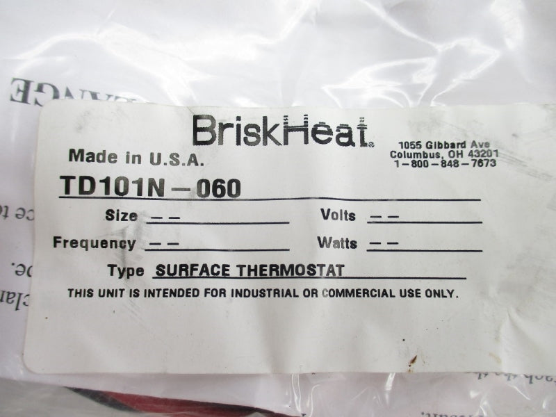BRISK HEAT TD101N-060 NSMP