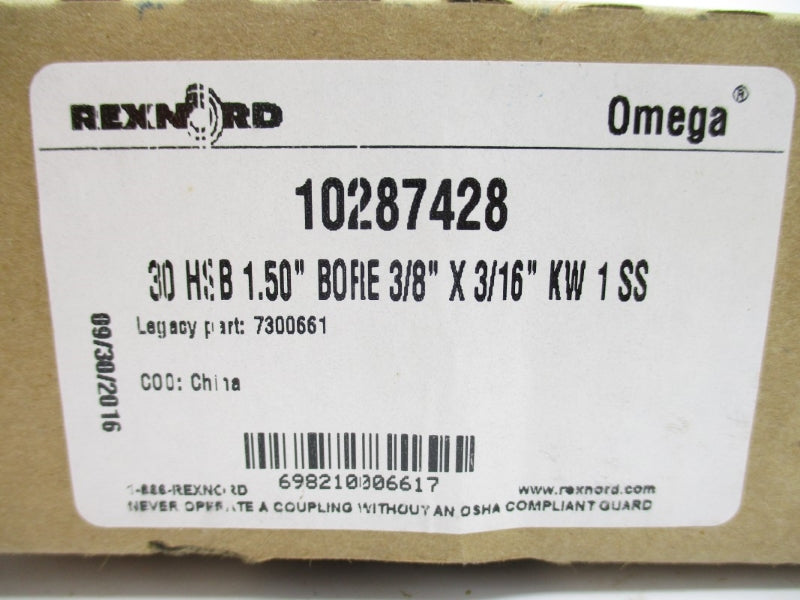 REXNORD 7300661 10287428 30HSB 1.50" NSMP