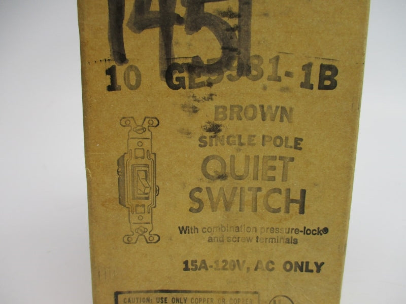 GENERAL ELECTRIC GE5981-1B 120VAC 15A (PKG OF 10) NSMP