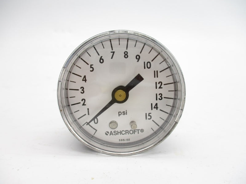 ASHCROFT 20W1005H02B15# 0/15PSI 2" NSMP