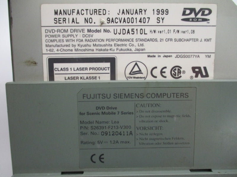 FUJITSU SIEMENS S26391-F213-V300 UJDA510L F/W 1.08 5VDC NSNP