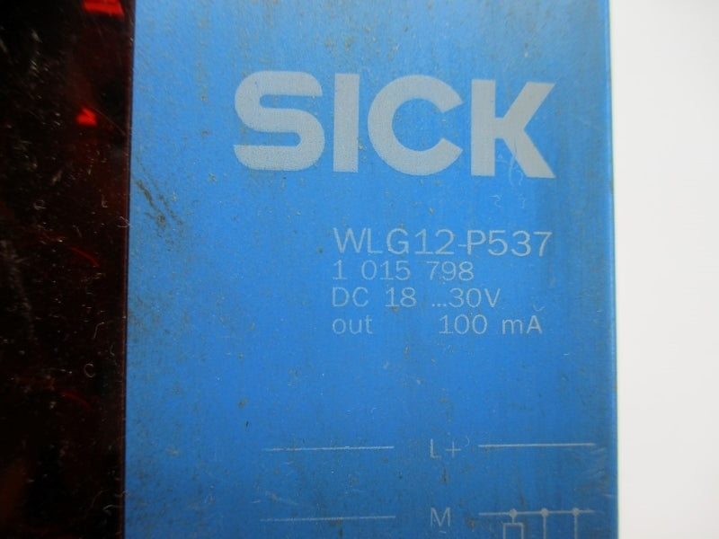SICK WLG12-P537 1015798 18-30VDC UNMP