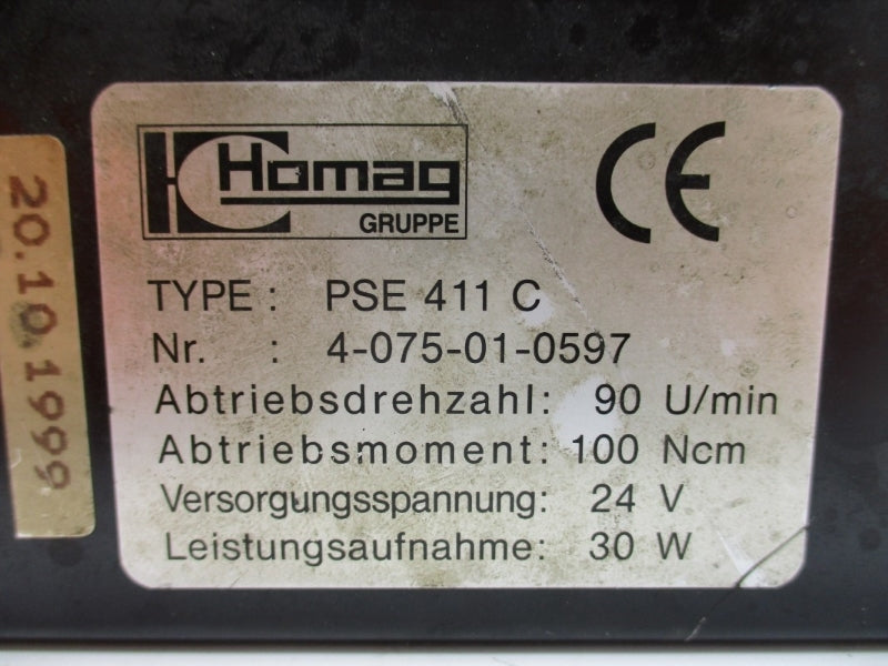 HOMAG PSE411C 4-075-01-0597 24V UNMP