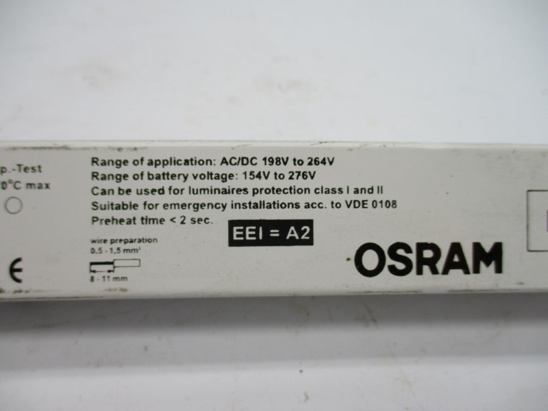 OSRAM QTP1X58/230-240CW 198-264VAC/DC UNMP