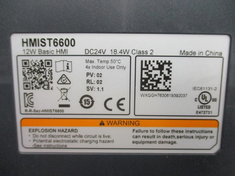 SCHNEIDER ELECTRIC HMIST6600 24VDC (AS PICTURED) NSNP