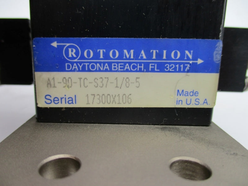 ROTOMATION A1-90-TC-S37-1/8-5 (AS PICTURED) NSNP