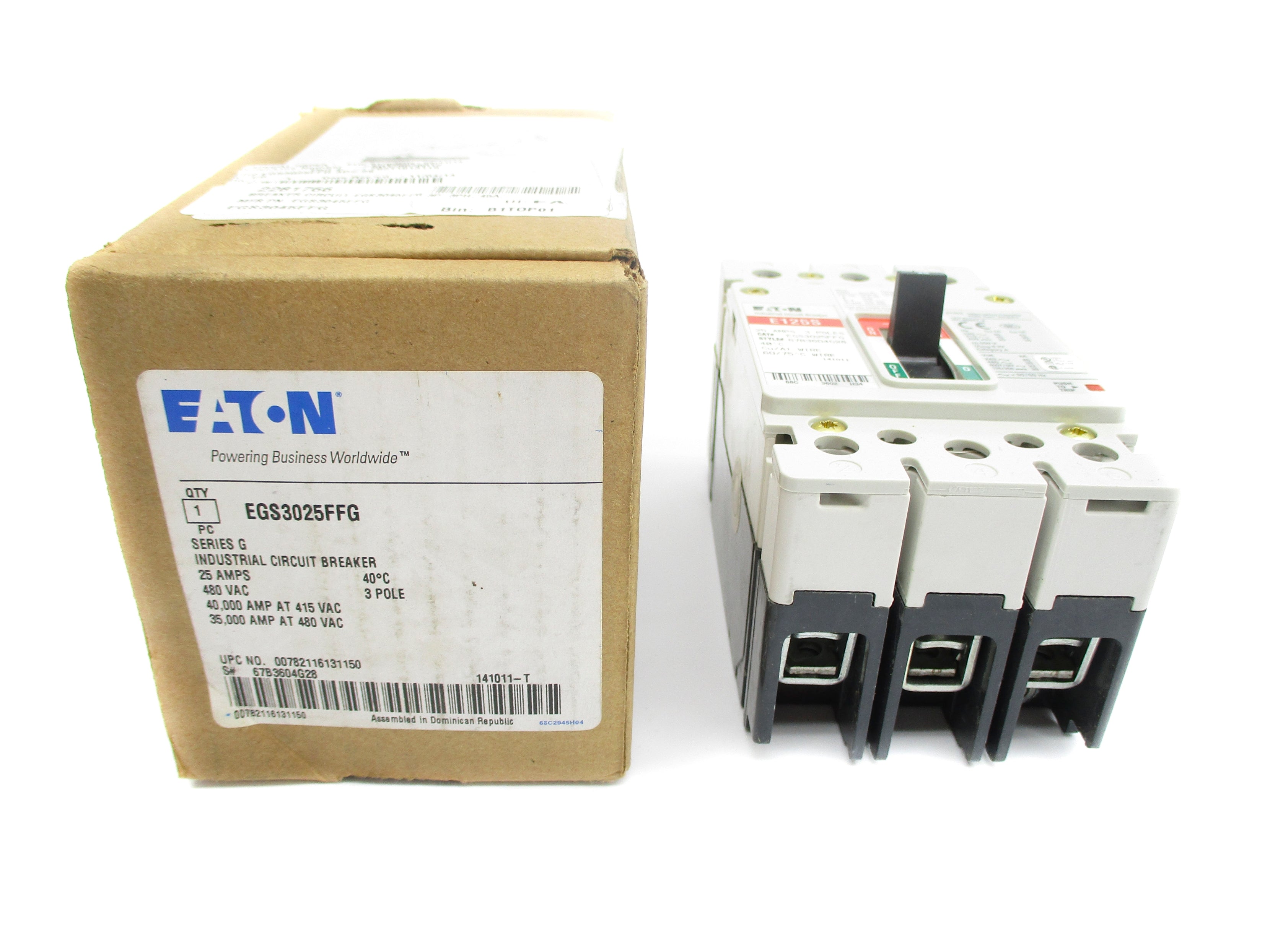 EATON EGS3025FFG SER. G 25A 480V NSMP