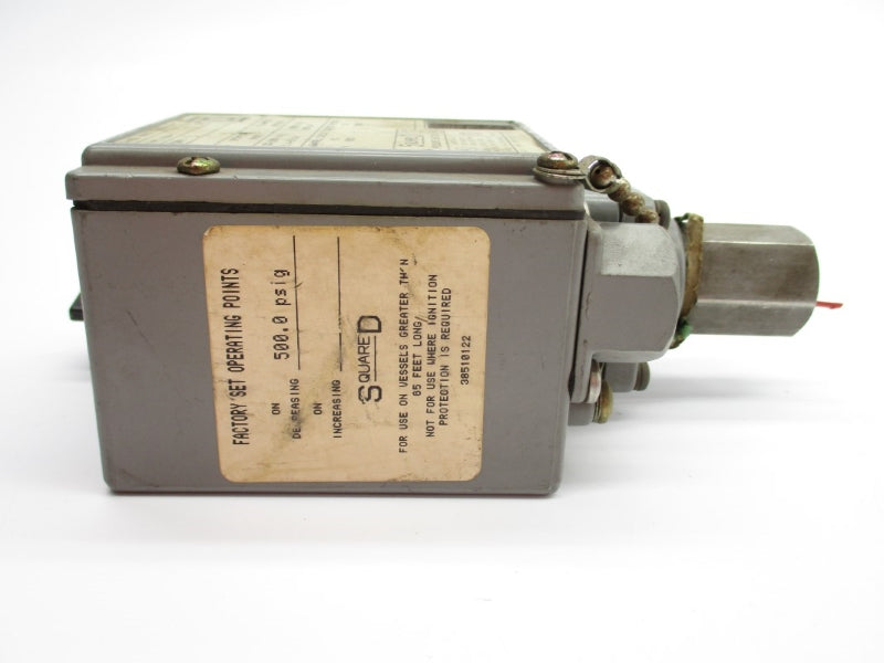 SQUARE D 9012GCW-1 SER. C 20-1000PSI UNMP