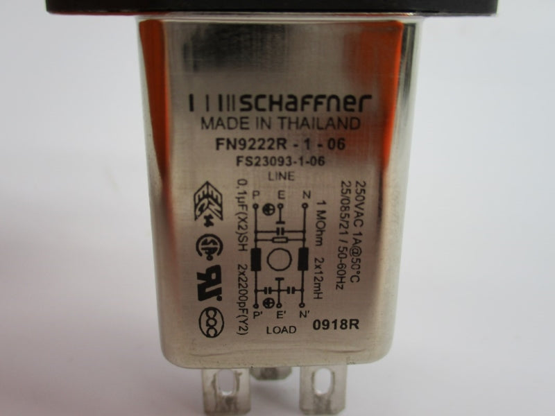 SCHAFFNER FN9222R-1-06 250VAC 1A UNMP