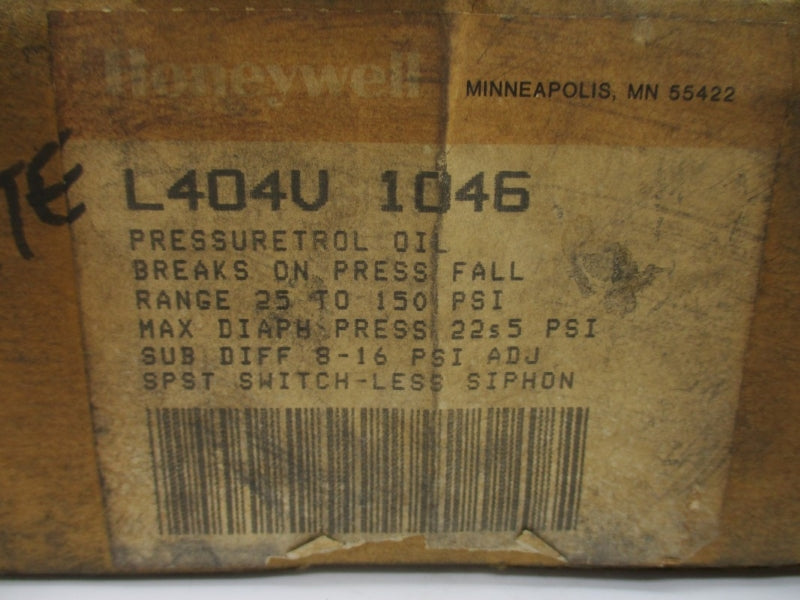 HONEYWELL L404V1046 150PSI NSMP